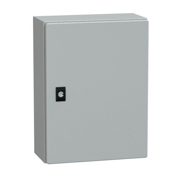 NSYCRN43150 Spacial CRN plain door w/o mount.plate. H400xW300xD150 IP66 IK10 RAL7035..