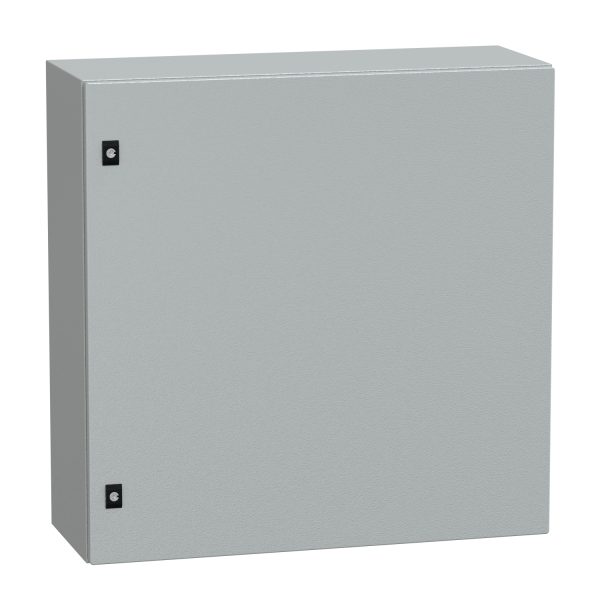 NSYCRN88300P Spacial CRN plain door with mount.plate. H800xW800xD300 IP66 IK10 RAL7035..