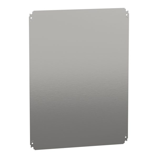 NSYMM86 Plain mounting plate H800xW600mm made of galvanised sheet steel